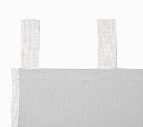 Штора Димаут Рогожка с креплением Петли v01 блэкаут