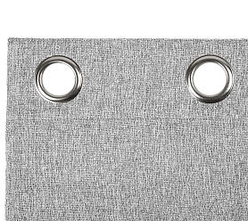 Штора Димаут Рогожка с креплением Люверсы v11 блэкаут