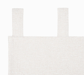 Штора Димаут Рогожка с креплением Петли v01 блэкаут