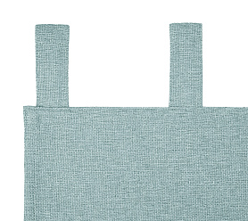 Штора Димаут Рогожка с креплением Петли v15 блэкаут