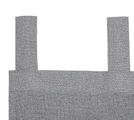 Штора Премиум Рогожка v02 с креплением Петли с липучкой блэкаут