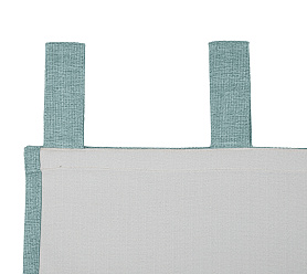 Штора Димаут Рогожка с креплением Петли v15 блэкаут