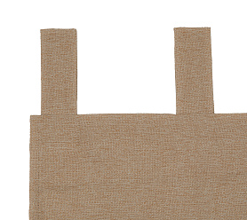 Штора Димаут Рогожка с креплением Петли с липучкой v06 блэкаут