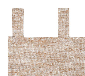 Штора Димаут Рогожка с креплением Петли v04 блэкаут