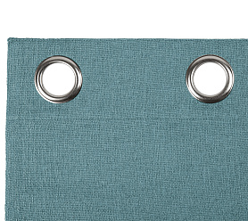 Штора Димаут Рогожка с креплением Люверсы v17 блэкаут