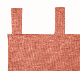 Штора Димаут Рогожка с креплением Петли v22 блэкаут