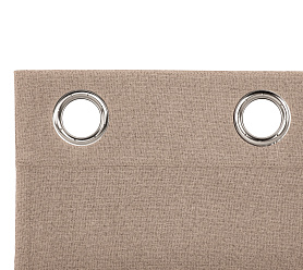 Штора Премиум Рогожка v03 с креплением Люверсы блэкаут