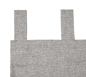 Штора Димаут Рогожка с креплением Петли с липучкой v12 блэкаут