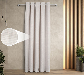 Штора Димаут Рогожка с креплением Люверсы v01 блэкаут