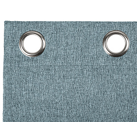 Штора Димаут Рогожка с креплением Люверсы v18 блэкаут