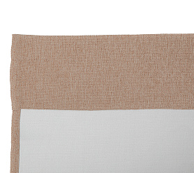 Штора Димаут Рогожка с креплением Кулиса с гребешком v07 блэкаут