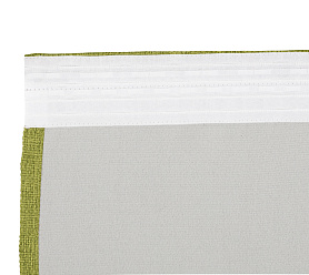 Штора Димаут Рогожка с креплением Шторная тесьма v20 блэкаут