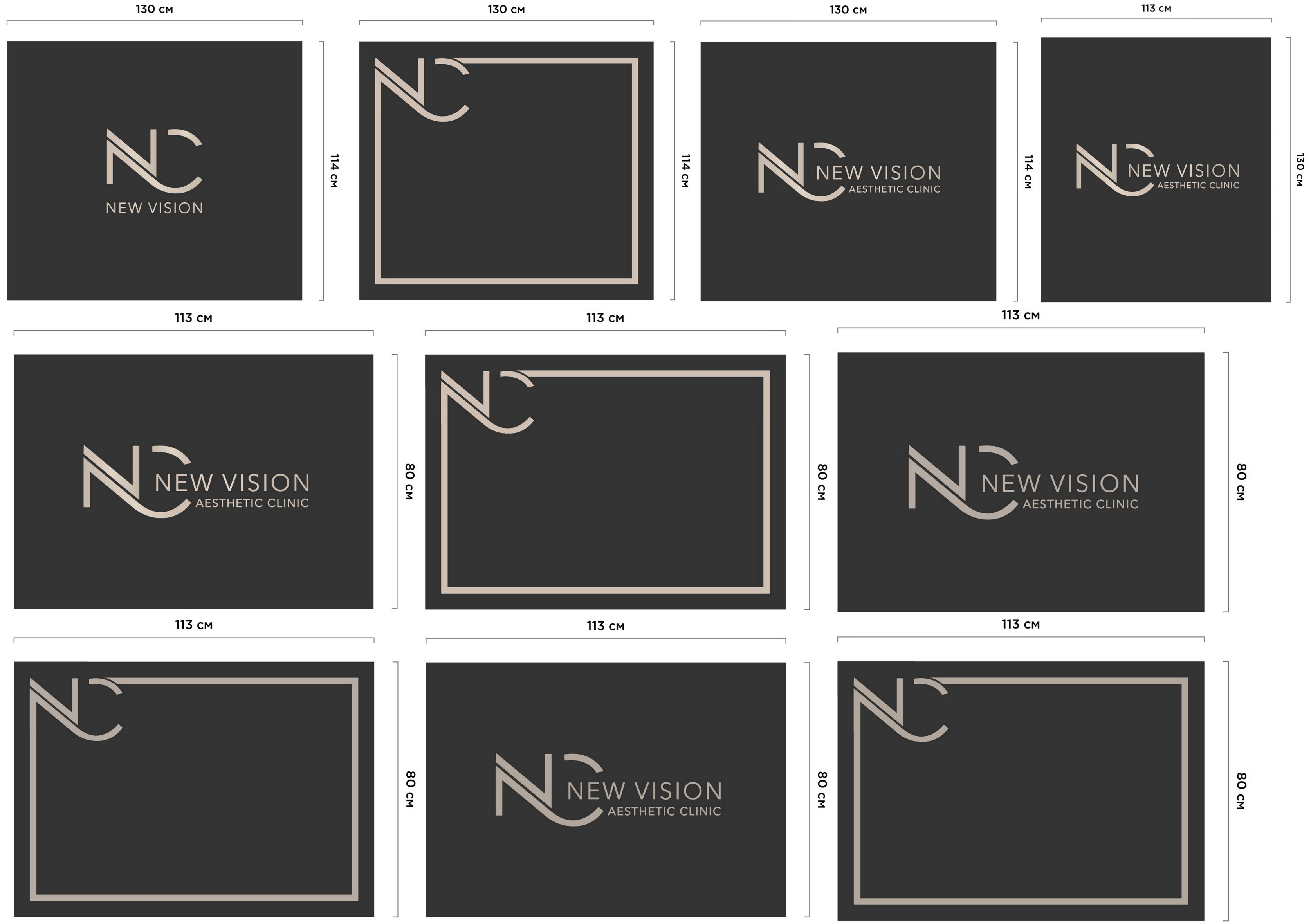 несколько дизайнерских макетов ковриков