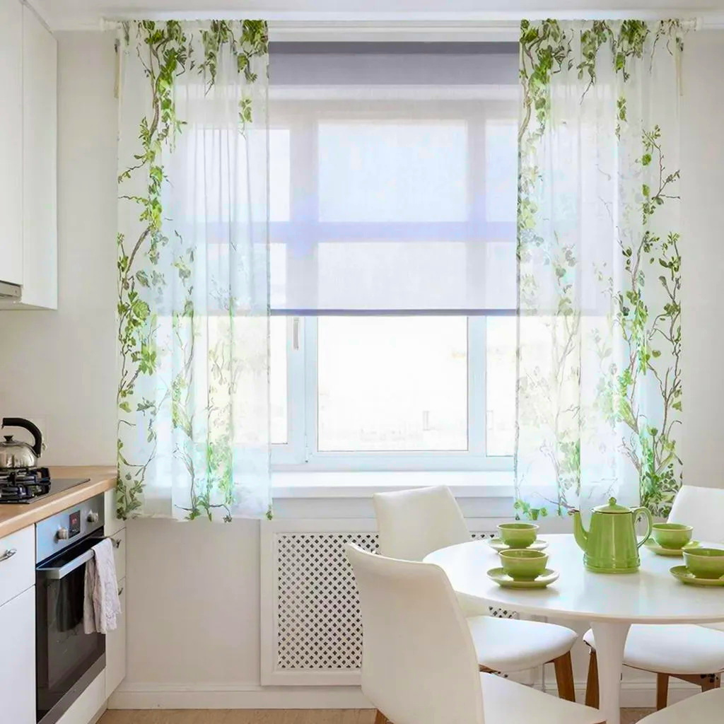 Тюль на кухне