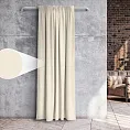 Штора Канвас однотонная v02 с креплением шторная тесьма. Фото 3