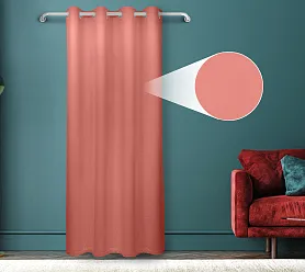 Штора Велюр матовый v25 с креплением люверсы