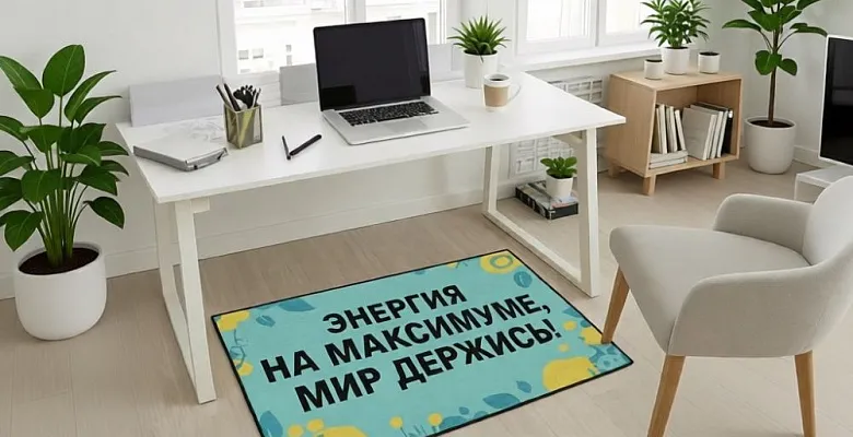Розыгрыш родных с помощью коврика с веселой картинкой