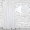 Вуаль однотонная белая с креплением шторная тесьма. Фото 4