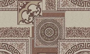 Ковролин коммерческий Нева Тафт Аркадия (Велюр 600, дизайн Колизей). Цвет 17;29