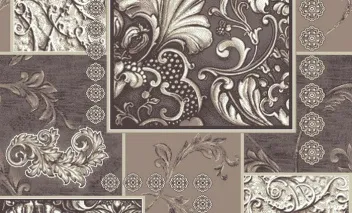 Ковролин коммерческий Нева Тафт Стек (Велюр 600, дизайн Киргизия). Цвет 17;34