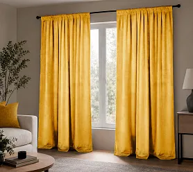 Штора Велюр глянцевый v44 с креплением кулиса