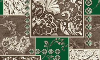 Ковролин коммерческий Нева Тафт Стек (Велюр 600, дизайн Киргизия). Цвет 16;28