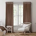 Штора Канвас однотонная v15 с креплением петли. Фото 2