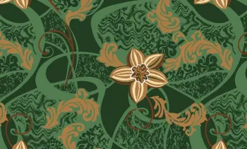 Ковролин коммерческий Нева Тафт Корса (Саксони 1100, дизайн Клематис). Цвет 60;2