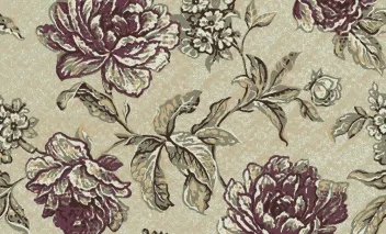 Ковролин коммерческий Нева Тафт Аркадия (Саксони 850, дизайн Пионы). Цвет 36;42