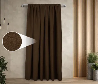 Штора Димаут Рогожка v26 с креплением кулиса. Фото 1