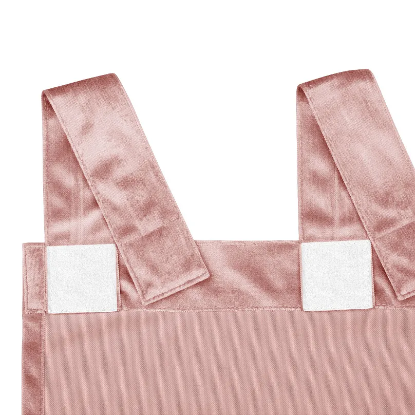 Штора Велюр глянцевый v47 с креплением петли с липучкой. Фото 6