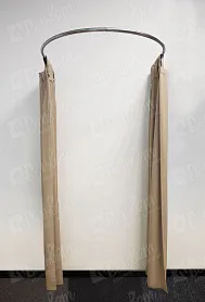 Единый полукруглый карниз 100х100 см