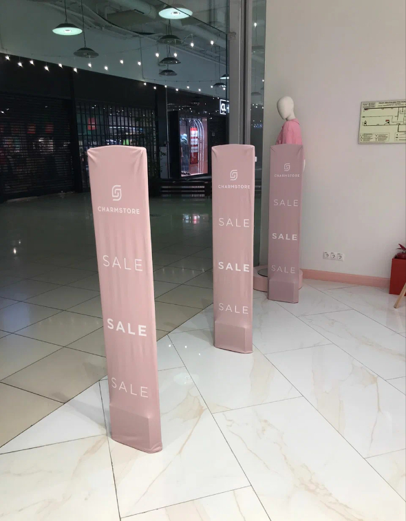 Чехлы для антикражных ворот с лого