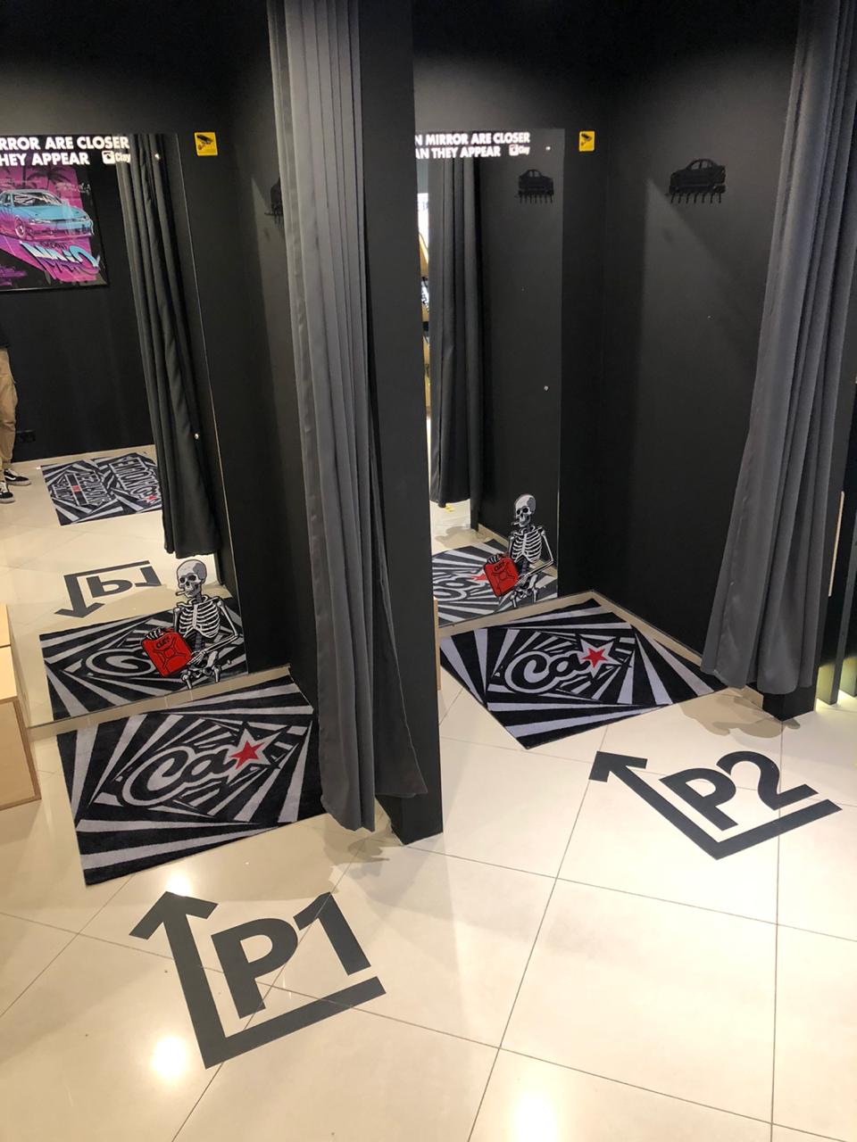 CA коврики в примерочных