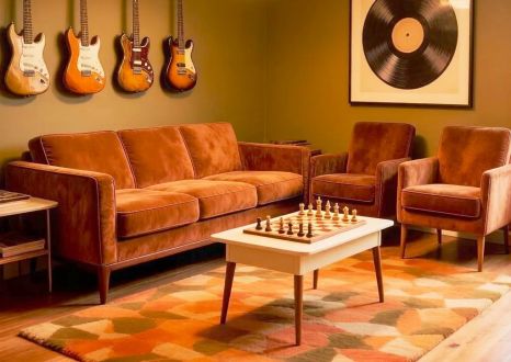 Ковры и коврики в стиле «ретро»: мода или прошлый век?