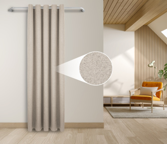 Штора Блэкаут Долли с креплением Люверсы v04. Фото 1