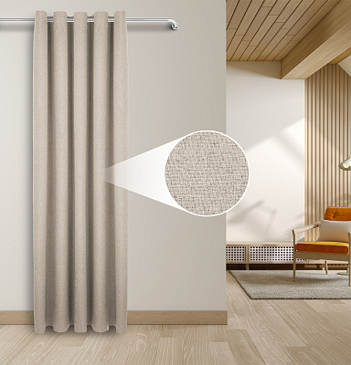 Штора Блэкаут Долли с креплением Люверсы v04