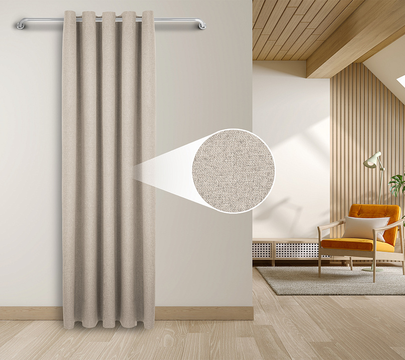 Штора Блэкаут Долли с креплением Люверсы v04. Фото 1