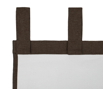 Штора Димаут Рогожка с креплением Петли с липучкой v27. Фото 4