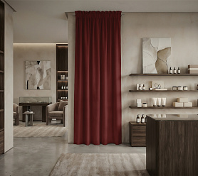 Штора Микровелюр v35 с креплением Кулиса с гребешком