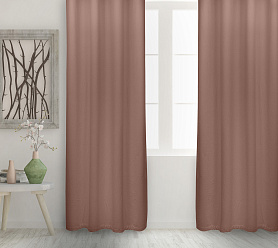 Штора Велюр матовый с креплением Люверсы v07
