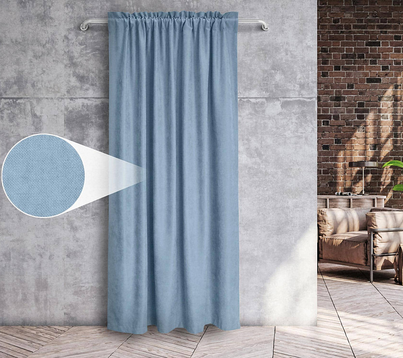 Канвас однотонные v39 с креплением Кулиска с гребешком. Фото 3