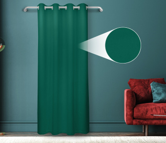 Штора Велюр матовый с креплением Люверсы v16. Фото 1