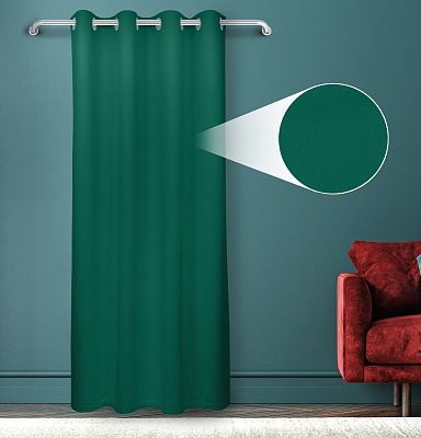 Штора Велюр матовый с креплением Люверсы v16