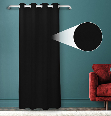 Штора Велюр матовый с креплением Люверсы v33