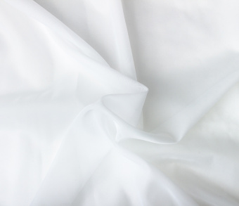 Вуаль однотонная белая на тесьме. Фото 7