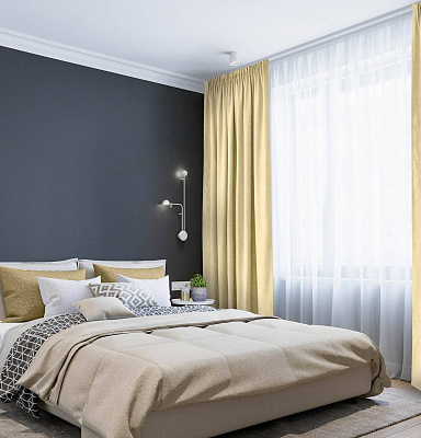 Канвас однотонные v12 с креплением Тесьма