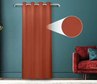 Штора Велюр матовый с креплением Люверсы v23. Фото 1