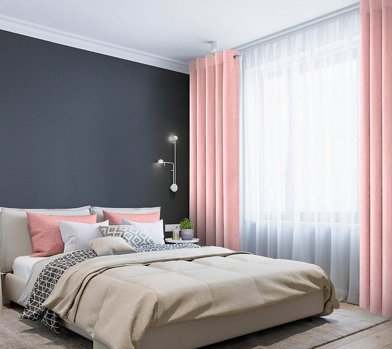 Канвас однотонные v22 с креплением Люверсы. Фото 1