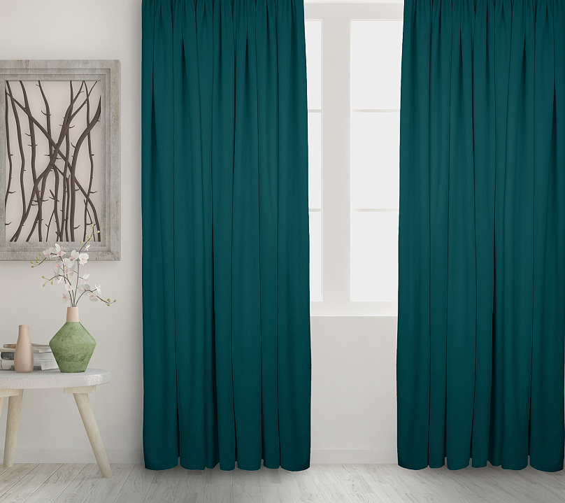 Штора Велюр матовый с креплением Кулиса v17. Фото 2